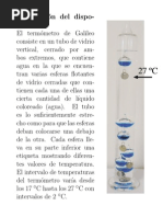 Termómetro de Galileo