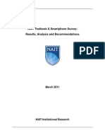 NAIT Textbook &amp; Smartphone Survey (2011)