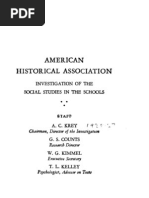 Report On The Commission On Social Studies 1934