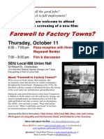 Farewell To Factory Towns?