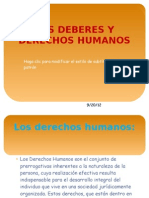 Los Deberes y Derechos Humanos