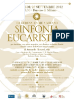 Manifesto Sinfonia Eucaristica Milano IT