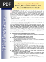 2012 AdMediaPartners M&A Media Marketing Services and Related Technology Firms