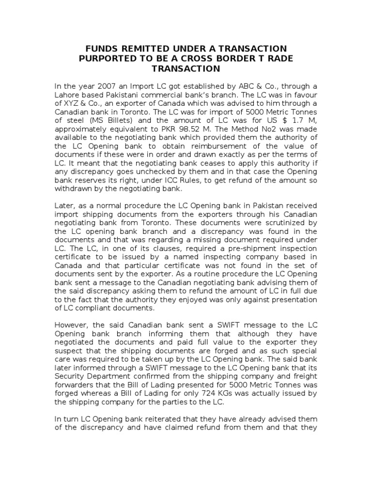 What is teeming and lading image