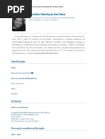 Currículo do Sistema de Currículos Lattes (Alexandre Henrique dos Reis)