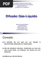 Difusão Gás-Líquido