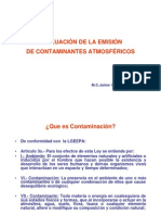6.evaluaciòn de La Emisión de Contaminantes Atmosféricos PDF