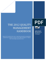 The 2012 Quality Management HandBook