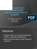 Why Is Tourette's Syndrome More Common in Men Than in Women? PROPOSAL PRESENTATION