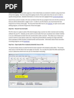 Finding Tones With Audacity