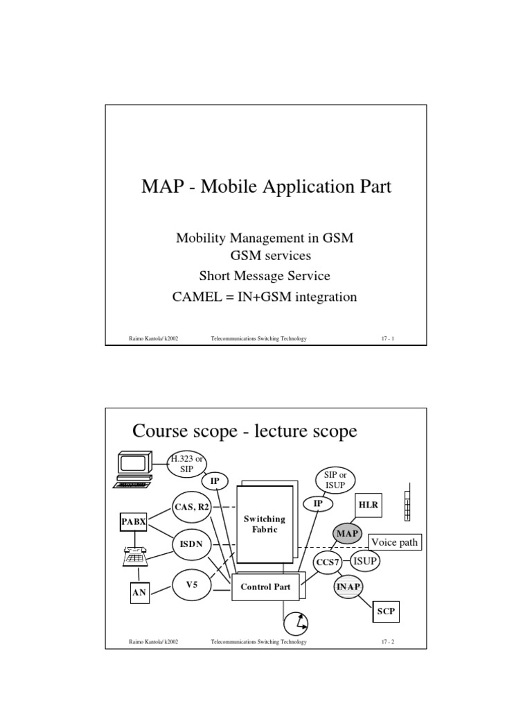 Overview of MAP Protocol in GSM | PDF | Telecommunications | Data ...