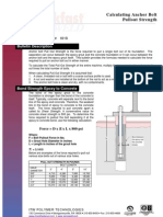 Anchor Bolt Pullout Strength