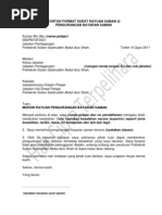 Surat Rayuan Pengurangan Kompaun Perkeso - Kerja Kosl