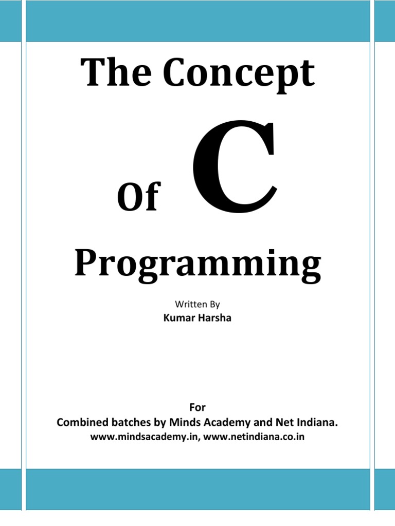 C Notes by Kumar Harsha | Download Free PDF | C (Programming Language ...