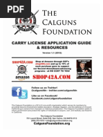 Calguns Foundation Carry License (LTC/CCW) Guide v1.1