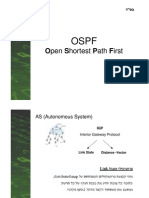נושאים בתק"מ- תרגיל כיתה 3 - OSPF, Open Shortest Path First