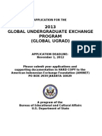 2013 Global Ugrad Prog Application