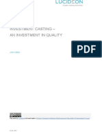 Investment Casting - An Investment in Quality