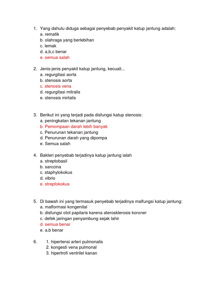 Soal Jantung