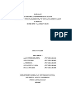 MAKALAH KETERAMPILAN DASAR PRAKTIK KLINIK PEMASANGAN INFUS PADA KLIEN Ny."E" DENGAN GASTRITIS AKUT DEHIDRASI