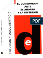 Nº 6 El Consumidor Ante El Ahorro y La Inversión