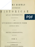 Diodori Siculi Bibliothecae Historicae Quae Supersunt. T. 1 - 1875