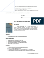 Using A Transfer Pipette - Experimental Skill and Investigation