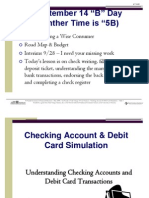 Checking Account and Debit Card Simulation