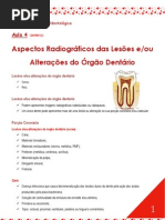 ASPECTOS RADIOGRÁFICOS DAS LESÕES E