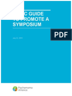Basic Guide To Promote A Symposium: July 22, 2014