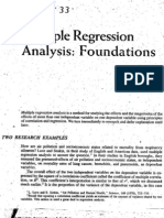 Chapter 33: Multiple Regression Analysis