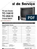 Esquema Tv Panasonic Tc 14a10 20a10 Chassis Mx5y