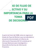 Estado de flujo de efectivo y su importancia para la toma de decisiones