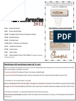 Transformation 2012 Agenda