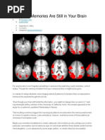 HM Case Study: Memory and Amnesia | PDF | Amnesia | Memory
