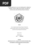 Download Analisa Kerusakan Jalan Terhadp Kinerja LL by malle_civil08 SN106610435 doc pdf
