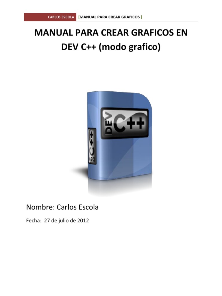 Manual de Modo Grafico en Dev C++ | PDF | Ventana (informática) | C