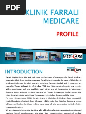 Klinik Farrali Medicare Profile Angina Pectoris Coronary Artery Disease