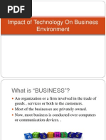 Impact of Technology On Business Environment