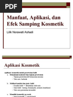 Download Manfaat Aplikasi Dan Efek Samping Kosmetik by Yuyun Irawati Dyndel SN106627153 doc pdf