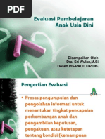 Teori Evaluasi Pembelajaran