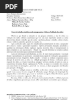 ESTATÍSTICA - Crítica e Validação de dados em uma pesquisa.