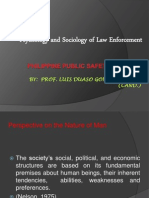 Psychology and Sociology of Law Enforcement