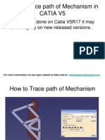 How To Trace A Path in Catia V5 - Nikhilsgaikwad@