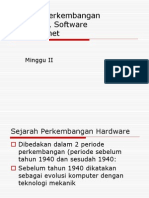 Minggu II Sejarah Perkembangan Hardware Software Dan Internet