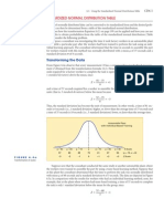 GUIDE TO NORMAL DISTRIBUTION TABLE