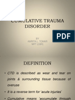 cumulative trauma disorder
