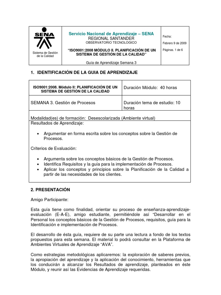 Guia de Aprendizaje Semana 3 | PDF | Crecimiento personal y profesional