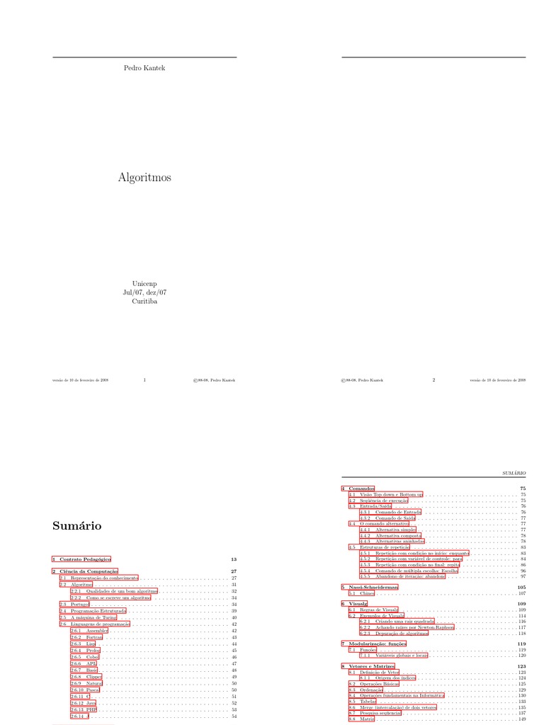 Algoritmos Completos | PDF | Programação de computadores