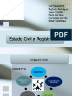 Estado Civil y Registro Civil